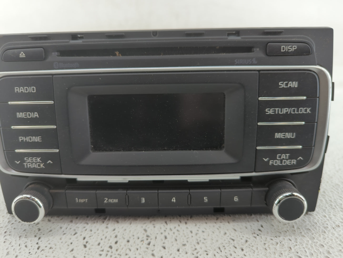 2016-2017 Kia Rio Radio AM FM Cd Player Receiver Replacement P/N:96170-1W960CA Fits Fits 2016 2017 OEM Used Auto Parts - Oem