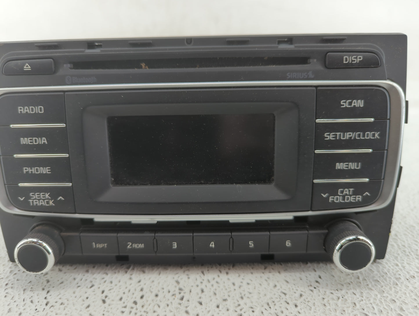 2016-2017 Kia Rio Radio AM FM Cd Player Receiver Replacement P/N:96170-1W960CA Fits Fits 2016 2017 OEM Used Auto Parts - Oem
