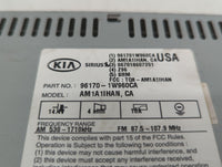 2016-2017 Kia Rio Radio AM FM Cd Player Receiver Replacement P/N:96170-1W960CA Fits Fits 2016 2017 OEM Used Auto Parts - Oem