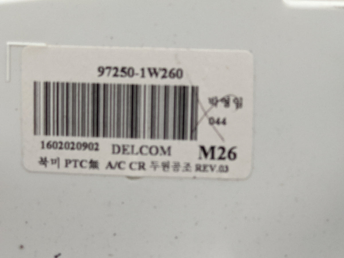 2016-2017 Kia Rio Climate Control Module Temperature AC/Heater Replacement P/N:97250-1W260 Fits Fits 2016 2017 OEM Used Auto