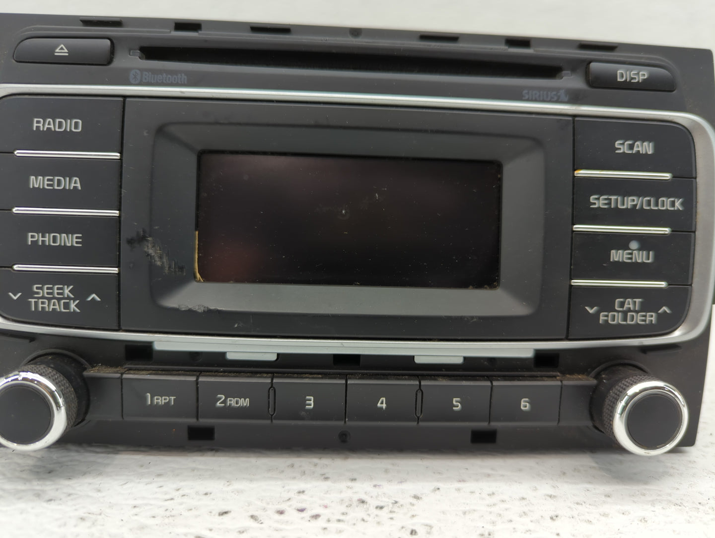 2016-2017 Kia Rio Radio AM FM Cd Player Receiver Replacement P/N:96170-1W960CA Fits Fits 2016 2017 OEM Used Auto Parts - Oem