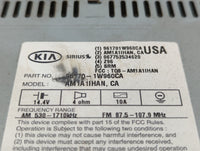 2016-2017 Kia Rio Radio AM FM Cd Player Receiver Replacement P/N:96170-1W960CA Fits Fits 2016 2017 OEM Used Auto Parts - Oem