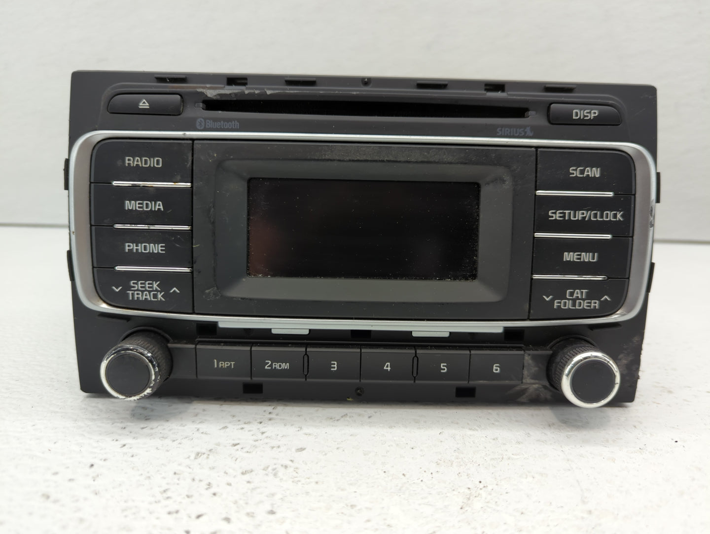 2016-2017 Kia Rio Radio AM FM Cd Player Receiver Replacement P/N:96170-1W960CA Fits Fits 2016 2017 OEM Used Auto Parts - Oem