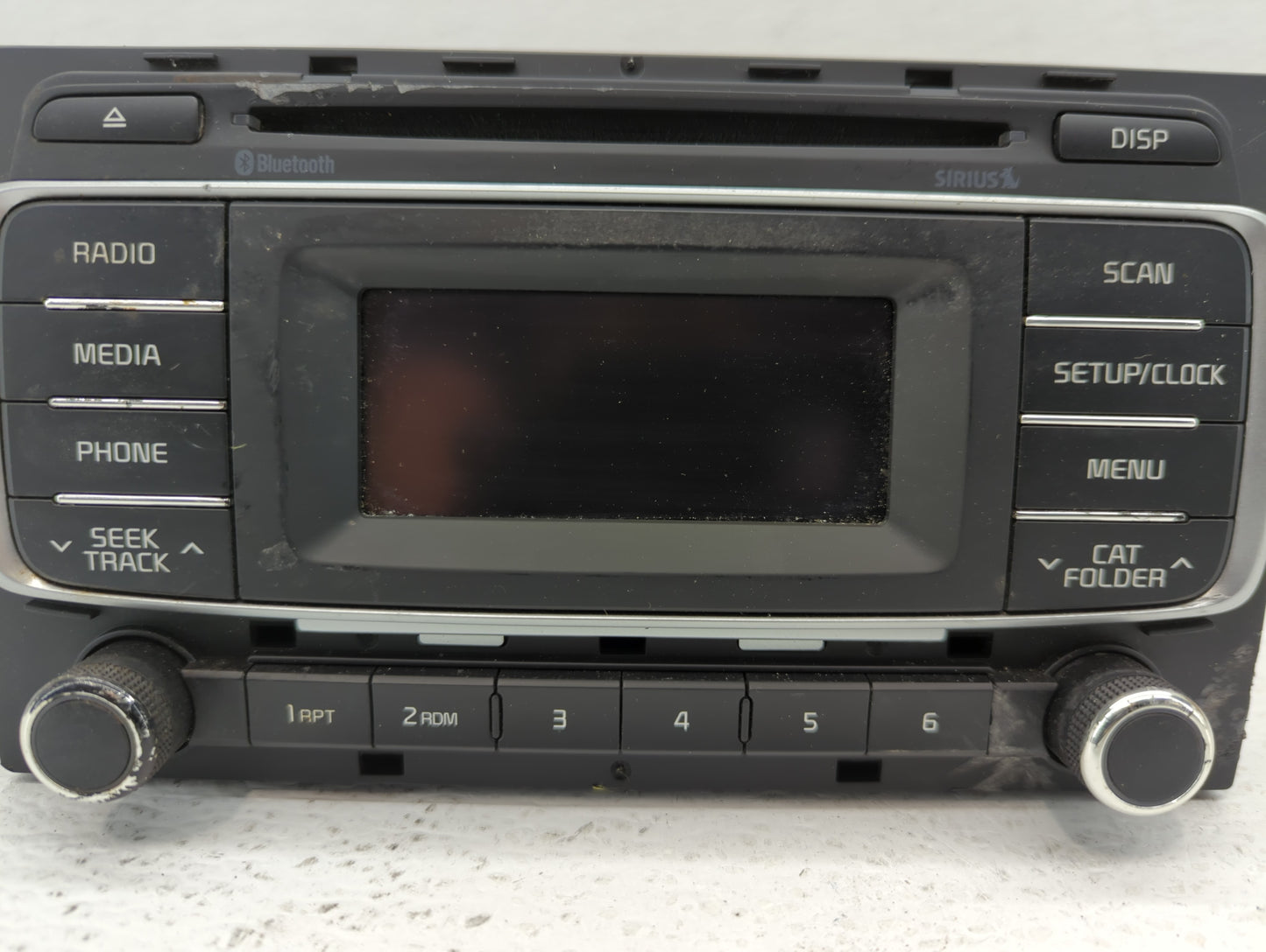 2016-2017 Kia Rio Radio AM FM Cd Player Receiver Replacement P/N:96170-1W960CA Fits Fits 2016 2017 OEM Used Auto Parts - Oem