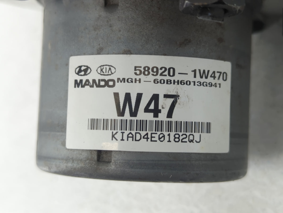 2016-2017 Kia Rio Anti-Lock Brake ABS Pump Module Actuator OEM P/N:58920-1W470 Fits Fits 2016 2017 OEM Used Auto Parts - Oem
