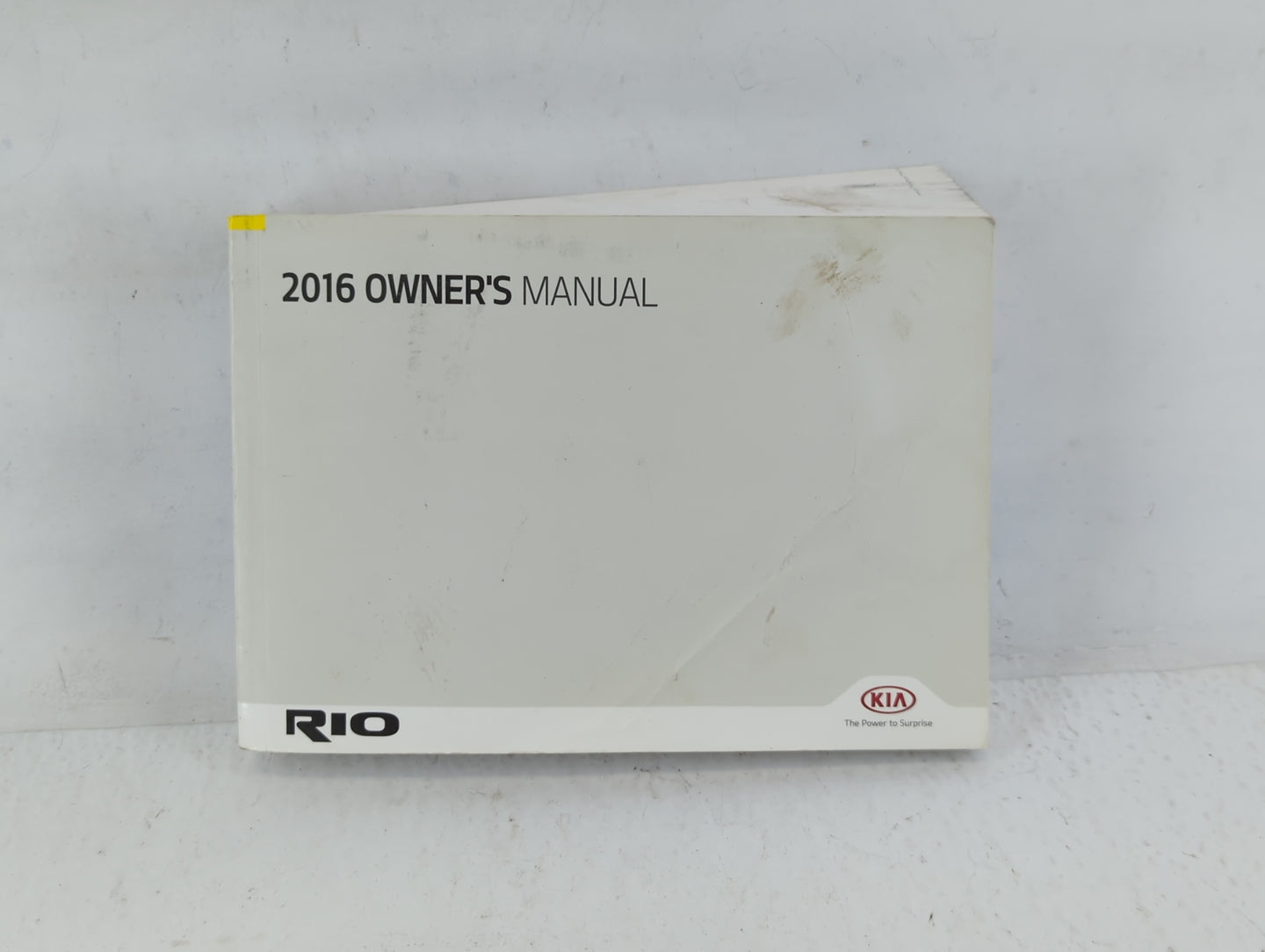 2016 Kia Rio Owners Manual Book Guide P/N:G1WO-EC53C OEM Used Auto Parts - Oemusedautoparts1.com