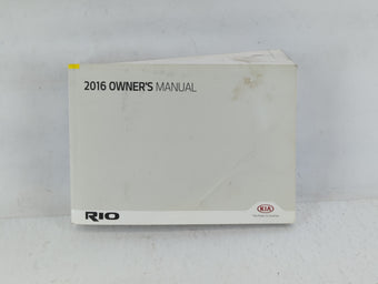 compare product 2016 Kia Rio Owners Manual Book Guide P/N:G1WO-EC53C OEM Used Auto Parts