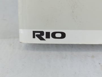 2016 Kia Rio Owners Manual Book Guide P/N:G1WO-EC53C OEM Used Auto Parts