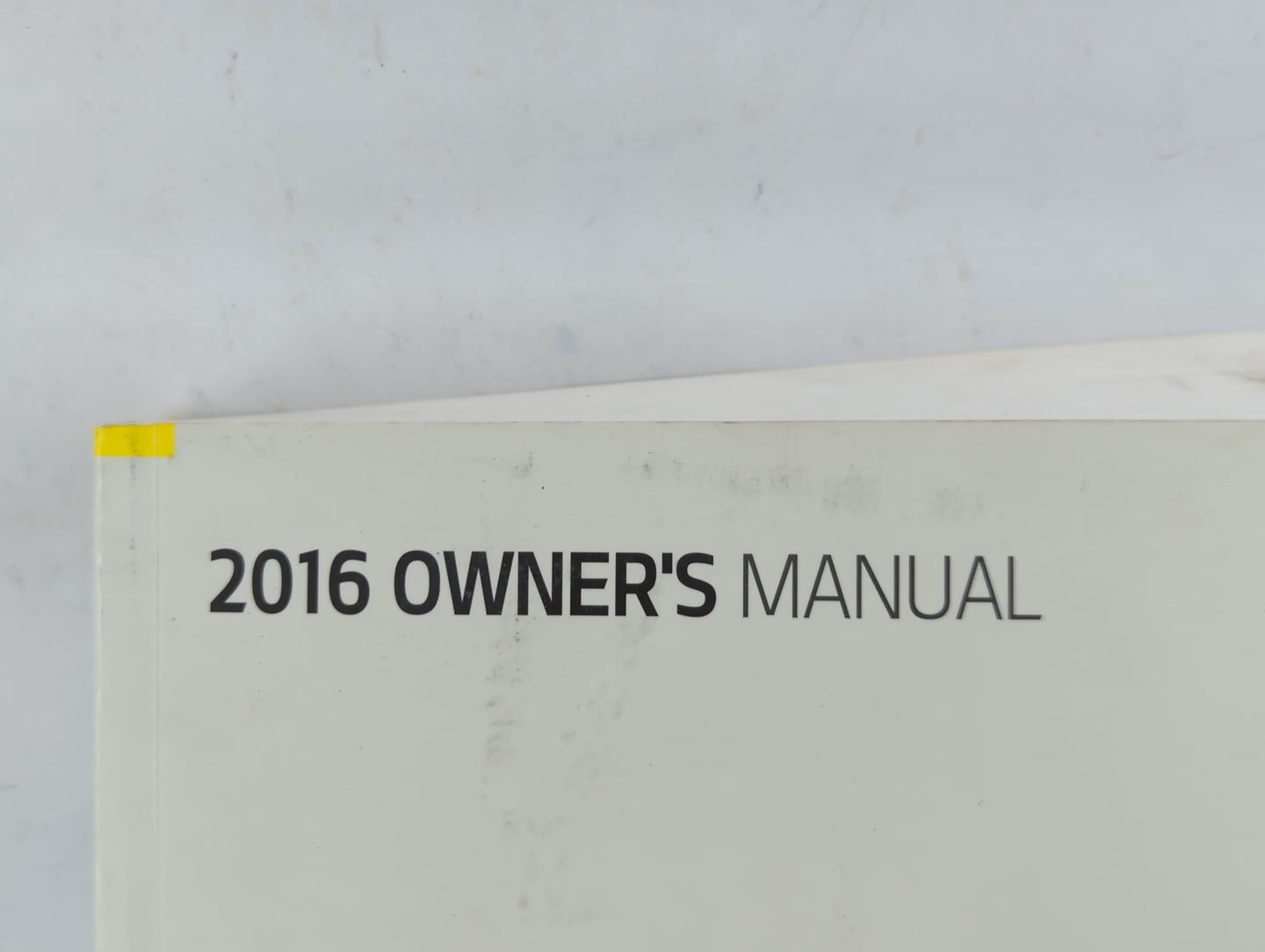 2016 Kia Rio Owners Manual Book Guide P/N:G1WO-EC53C OEM Used Auto Parts - Oemusedautoparts1.com