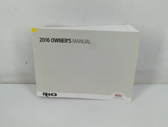 compare product 2016 Kia Rio Owners Manual Book Guide P/N:G1WO-EC53C OEM Used Auto Parts