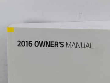 2016 Kia Rio Owners Manual Book Guide P/N:G1WO-EC53C OEM Used Auto Parts