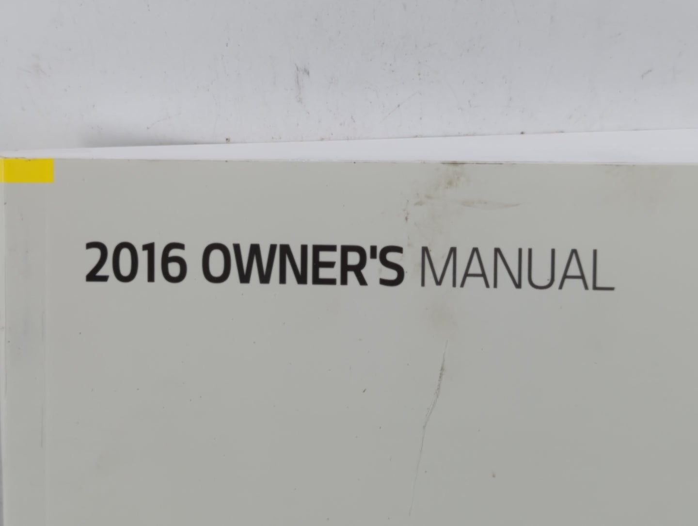 2016 Kia Rio Owners Manual Book Guide P/N:G1W0-EU63J OEM Used Auto Parts - Oemusedautoparts1.com