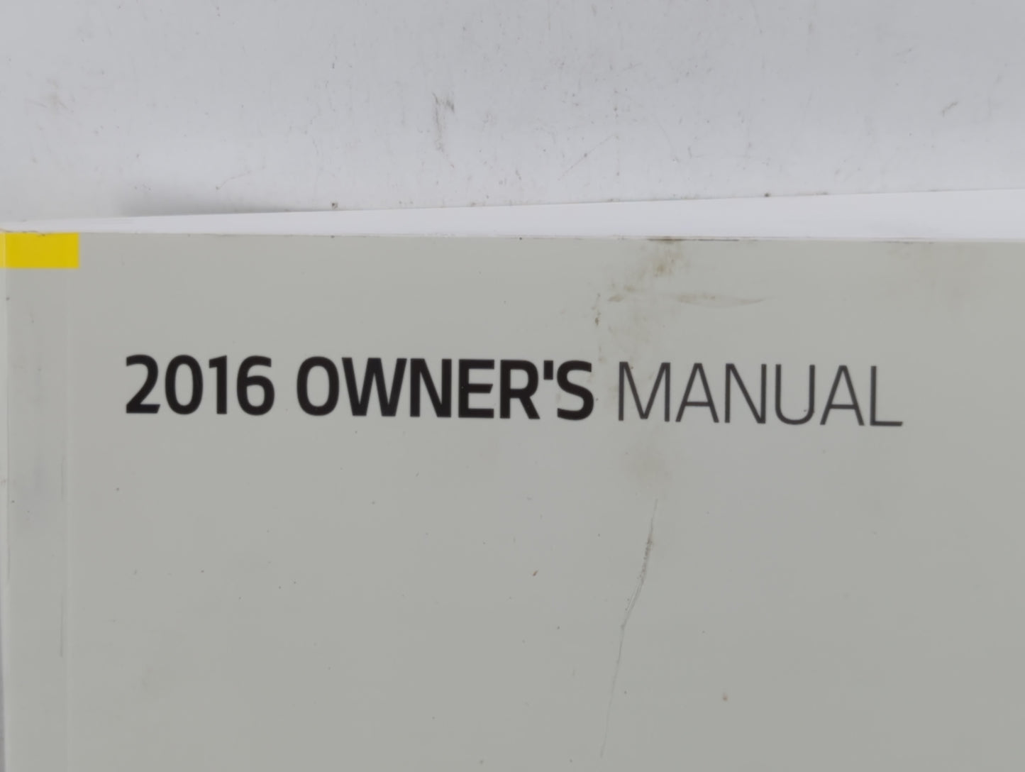 2016 Kia Rio Owners Manual Book Guide P/N:G1W0-EU63J OEM Used Auto Parts - Oemusedautoparts1.com