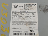 2016-2017 Kia Rio Am Fm Cd Player Radio Receiver - Oemusedautoparts1.com
