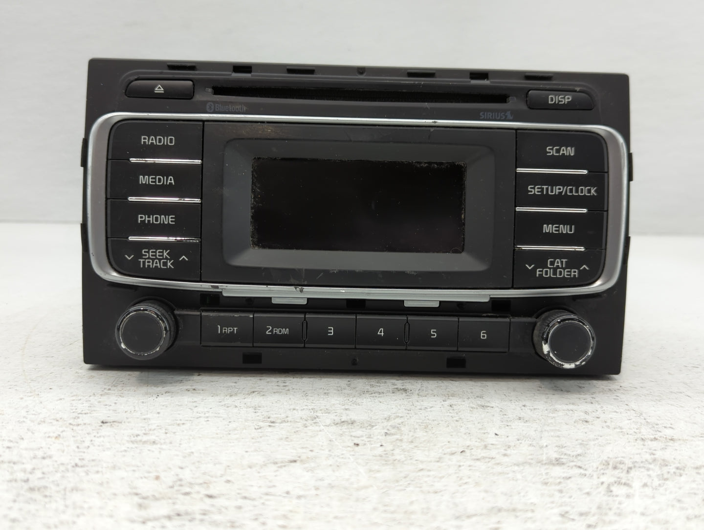 2016-2017 Kia Rio Radio AM FM Cd Player Receiver Replacement P/N:96170-1W960CA Fits Fits 2016 2017 OEM Used Auto Parts - Oem
