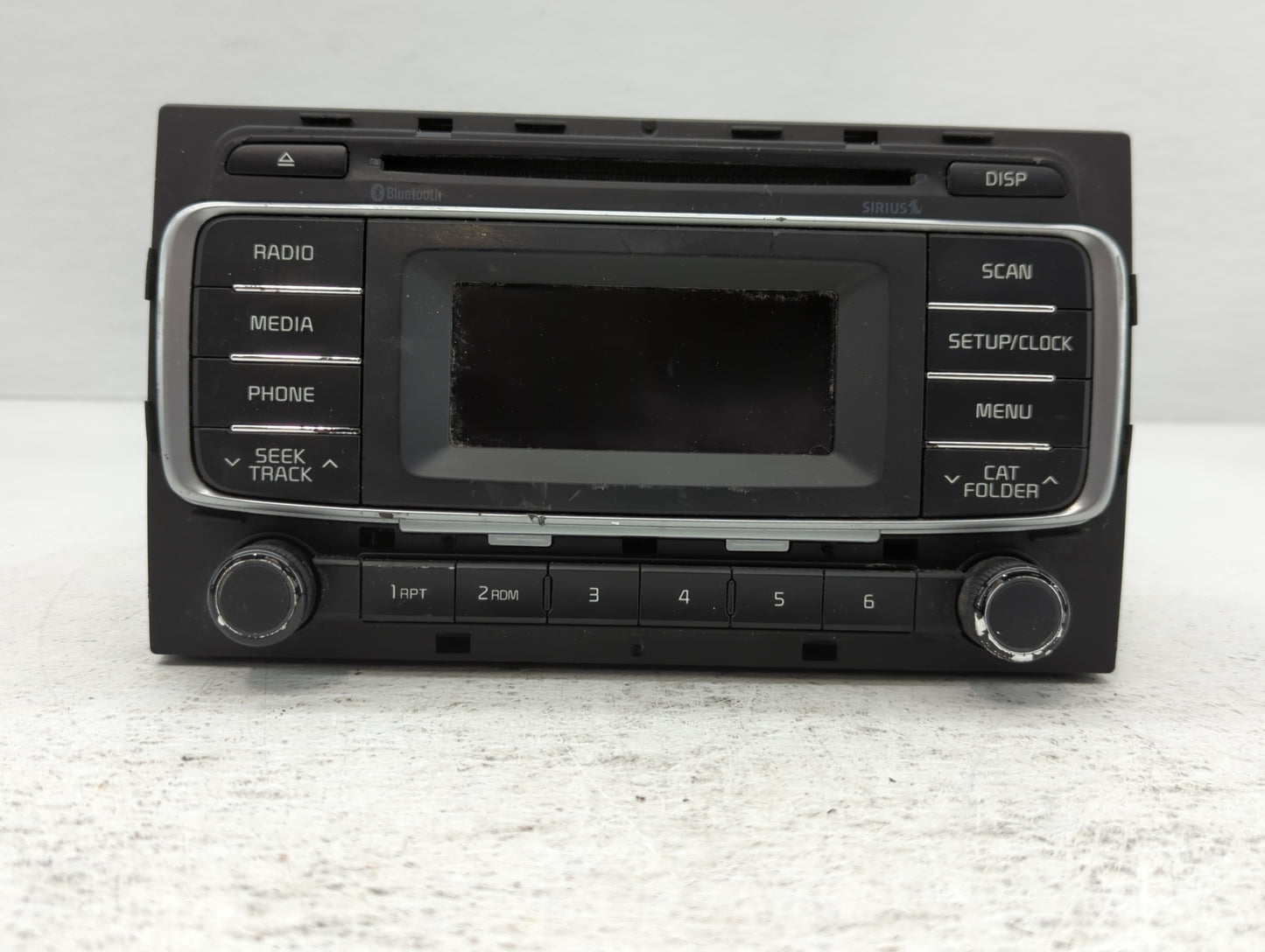 2016-2017 Kia Rio Radio AM FM Cd Player Receiver Replacement P/N:96170-1W960CA Fits Fits 2016 2017 OEM Used Auto Parts - Oem