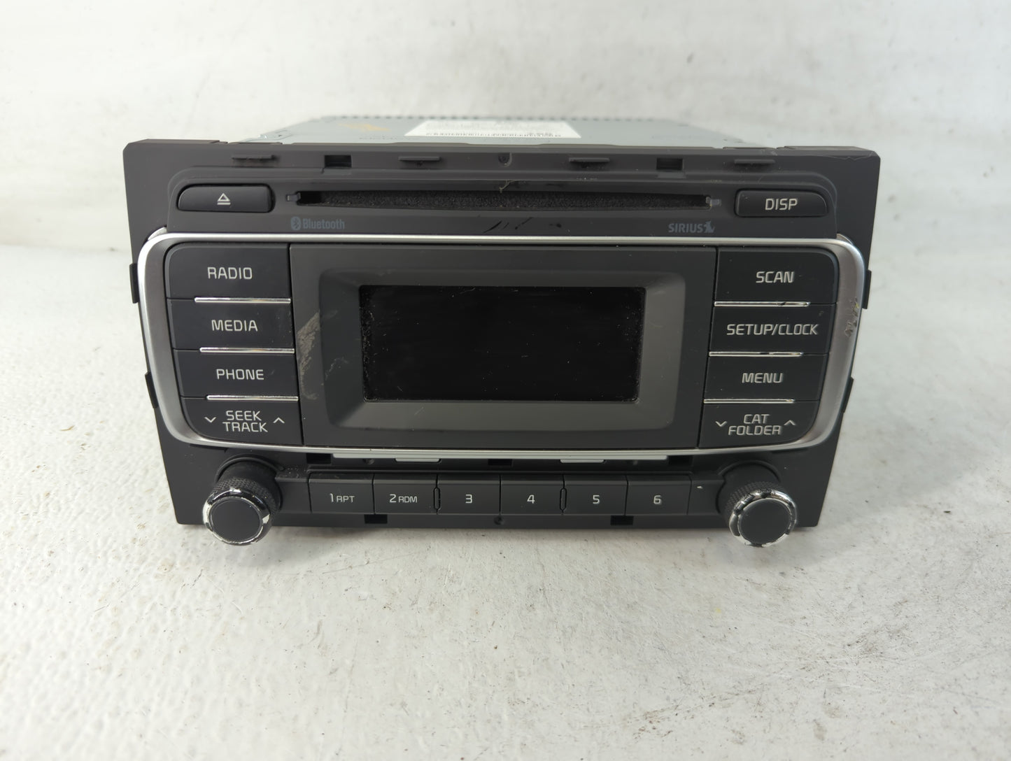 2016-2017 Kia Rio Radio AM FM Cd Player Receiver Replacement P/N:96170-1W960CA Fits Fits 2016 2017 OEM Used Auto Parts - Oem