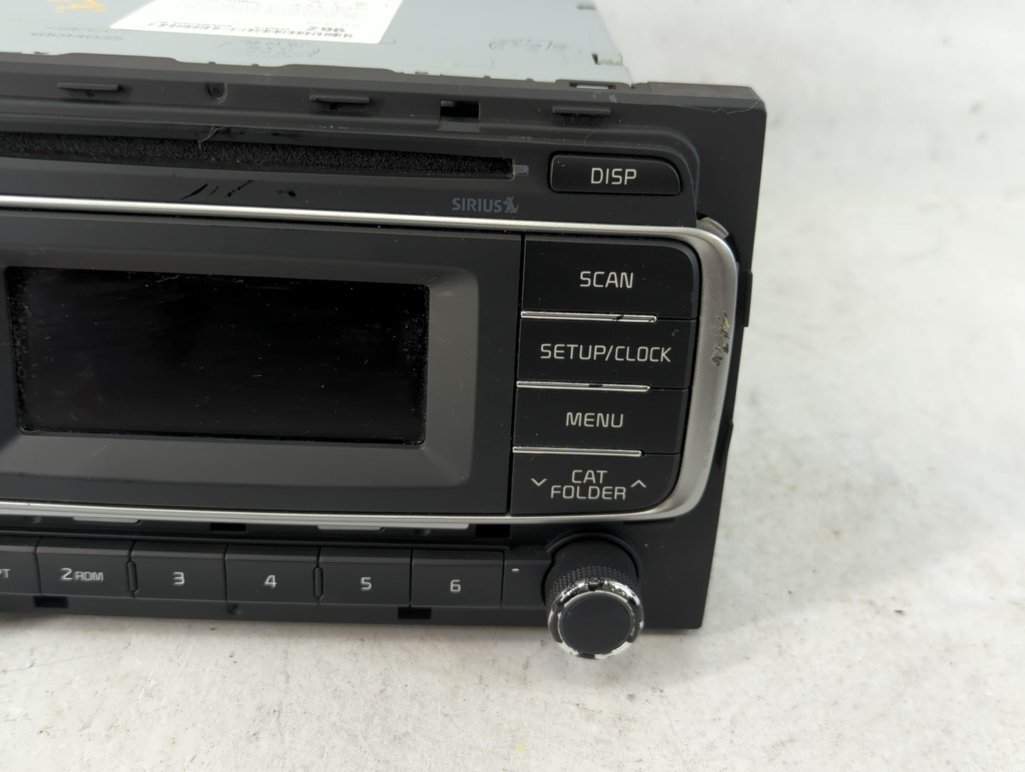 2016-2017 Kia Rio Radio AM FM Cd Player Receiver Replacement P/N:96170-1W960CA Fits Fits 2016 2017 OEM Used Auto Parts - Oem