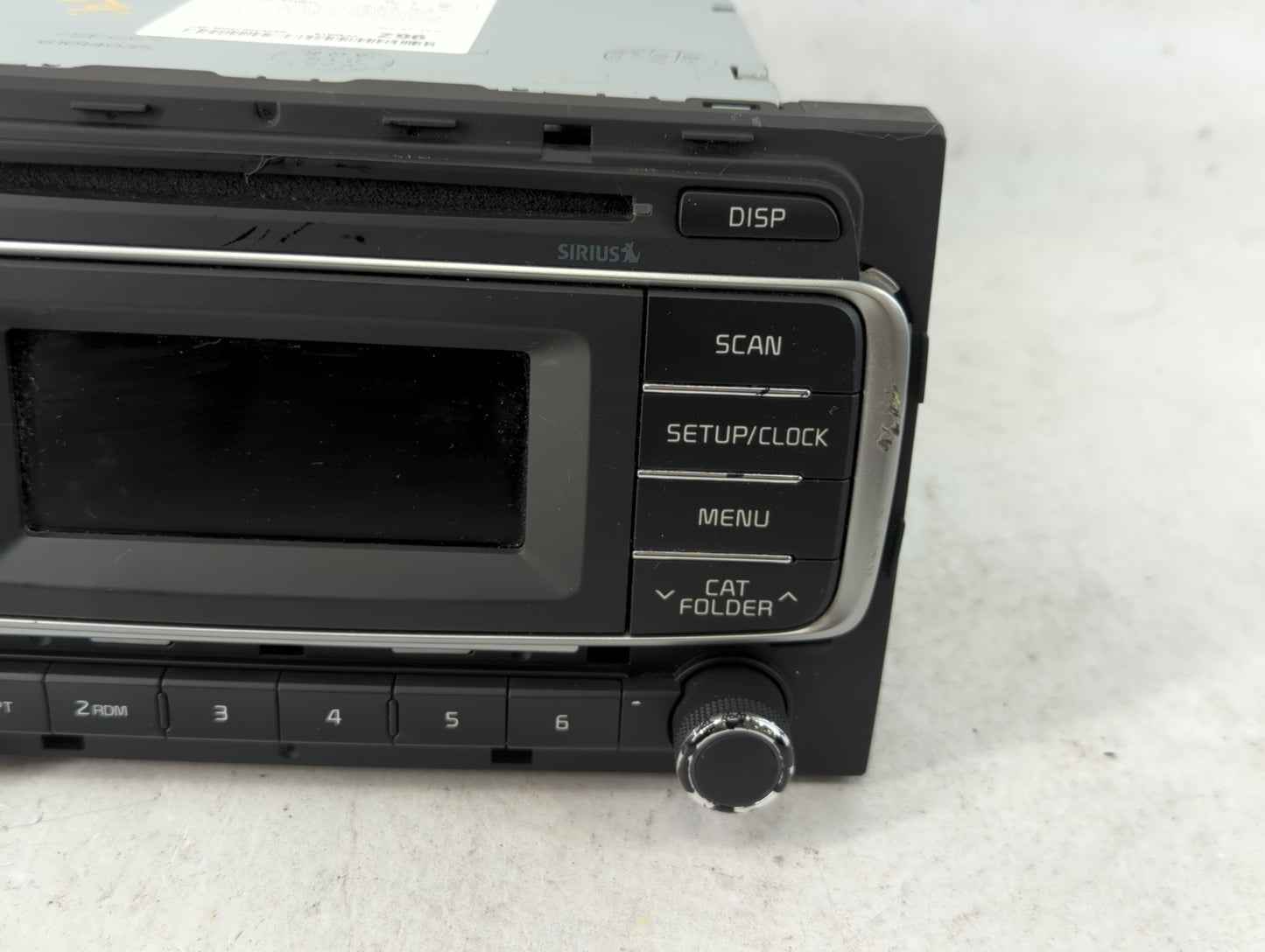 2016-2017 Kia Rio Radio AM FM Cd Player Receiver Replacement P/N:96170-1W960CA Fits Fits 2016 2017 OEM Used Auto Parts - Oem