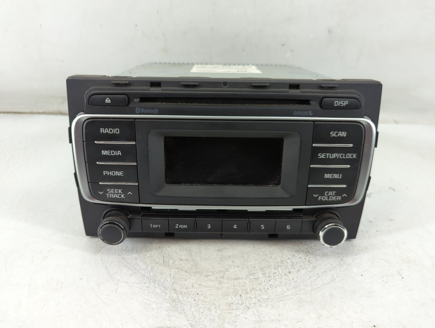 2016-2017 Kia Rio Radio AM FM Cd Player Receiver Replacement P/N:96170-1W960CA Fits Fits 2016 2017 OEM Used Auto Parts - Oem
