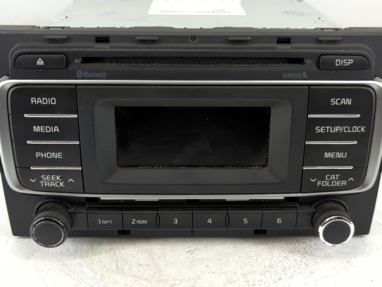 2016-2017 Kia Rio Radio AM FM Cd Player Receiver Replacement P/N:96170-1W960CA Fits Fits 2016 2017 OEM Used Auto Parts - Oem