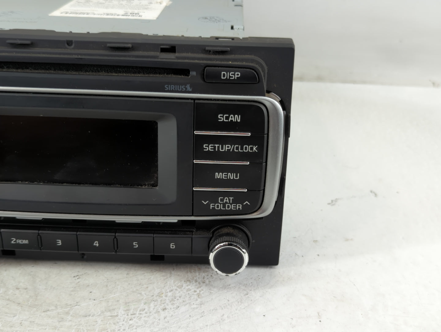 2016-2017 Kia Rio Radio AM FM Cd Player Receiver Replacement P/N:96170-1W960CA Fits Fits 2016 2017 OEM Used Auto Parts - Oem