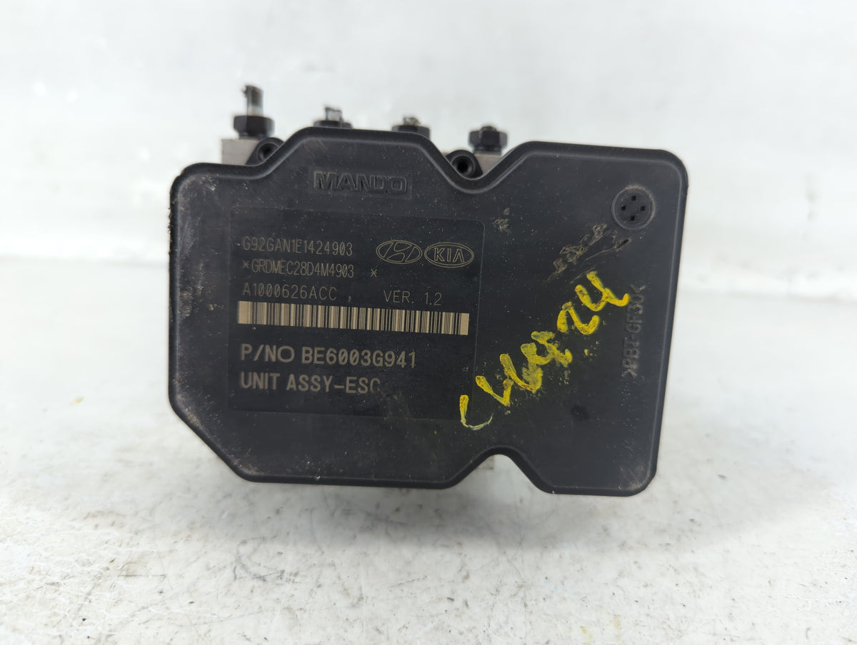 2016-2017 Kia Rio Anti-Lock Brake ABS Pump Module Actuator OEM P/N:58920-1W470 Fits Fits 2016 2017 OEM Used Auto Parts - Oem