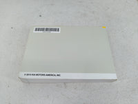 2016 Kia Sedona Owners Manual Book Guide P/N:GA90-EU59E OEM Used Auto Parts - Oemusedautoparts1.com