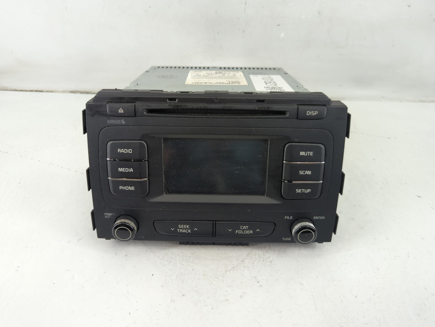 2015-2016 Kia Sedona Radio AM FM Cd Player Receiver Replacement P/N:96160-A9000WAC Fits Fits 2015 2016 OEM Used Auto Parts -