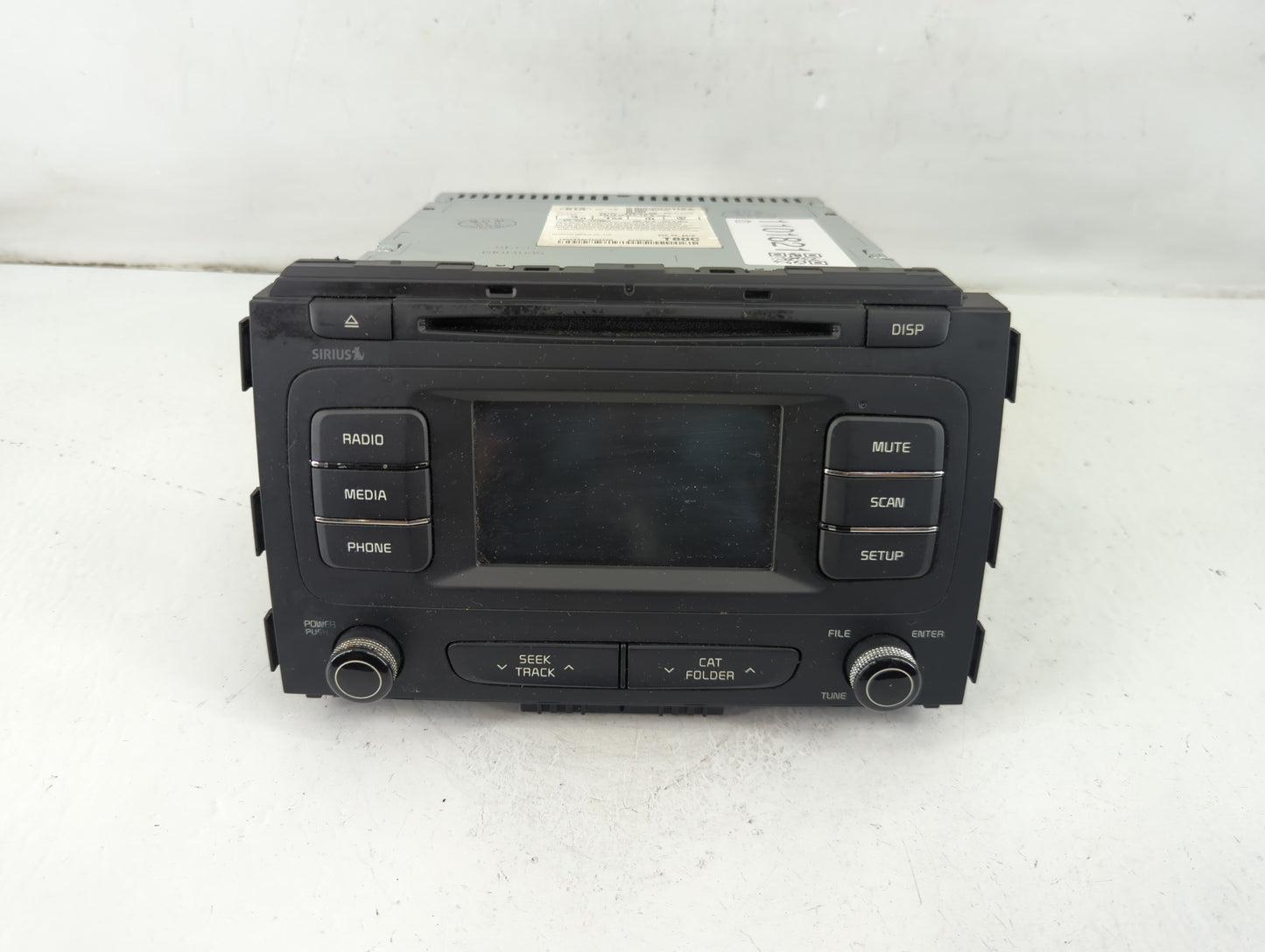 2015-2016 Kia Sedona Radio AM FM Cd Player Receiver Replacement P/N:96160-A9000WAC Fits Fits 2015 2016 OEM Used Auto Parts -