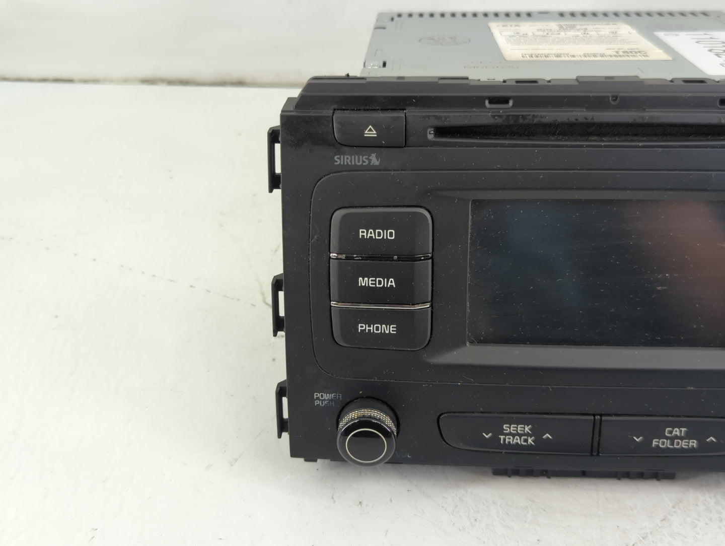 2015-2016 Kia Sedona Radio AM FM Cd Player Receiver Replacement P/N:96160-A9000WAC Fits Fits 2015 2016 OEM Used Auto Parts -