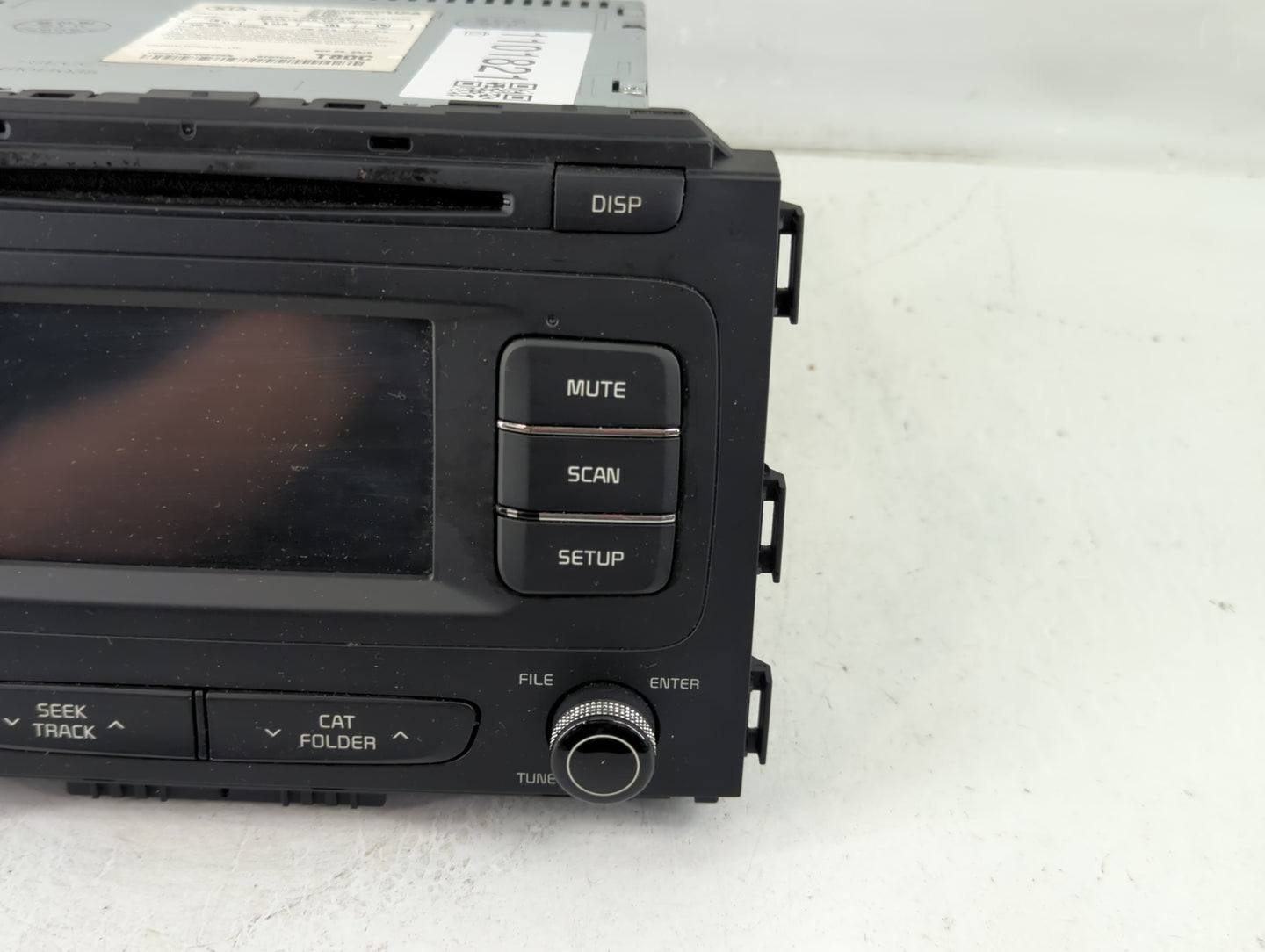 2015-2016 Kia Sedona Radio AM FM Cd Player Receiver Replacement P/N:96160-A9000WAC Fits Fits 2015 2016 OEM Used Auto Parts -