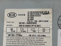 2015-2016 Kia Sedona Radio AM FM Cd Player Receiver Replacement P/N:96160-A9000WAC Fits Fits 2015 2016 OEM Used Auto Parts -