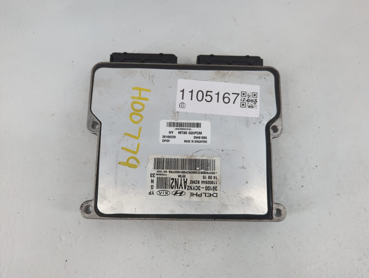 2016 Kia Sedona PCM Engine Control Computer ECU ECM PCU OEM P/N:39100-3CYN2 Fits OEM Used Auto Parts - Oemusedautoparts1.com