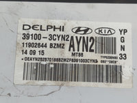 2016 Kia Sedona PCM Engine Control Computer ECU ECM PCU OEM P/N:39100-3CYN2 Fits OEM Used Auto Parts - Oemusedautoparts1.com