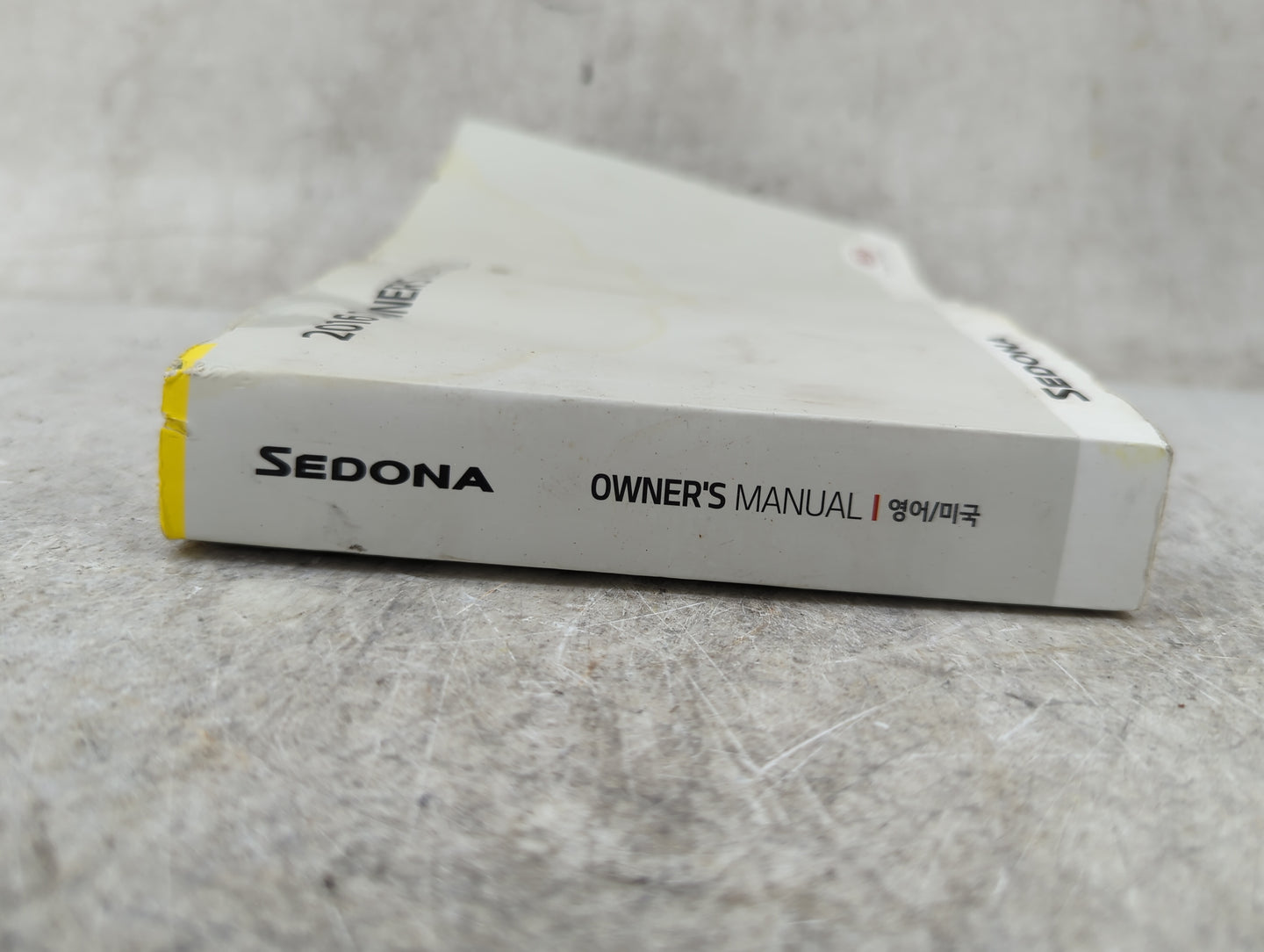 2016 Kia Sedona Owners Manual Book Guide OEM Used Auto Parts - Oemusedautoparts1.com