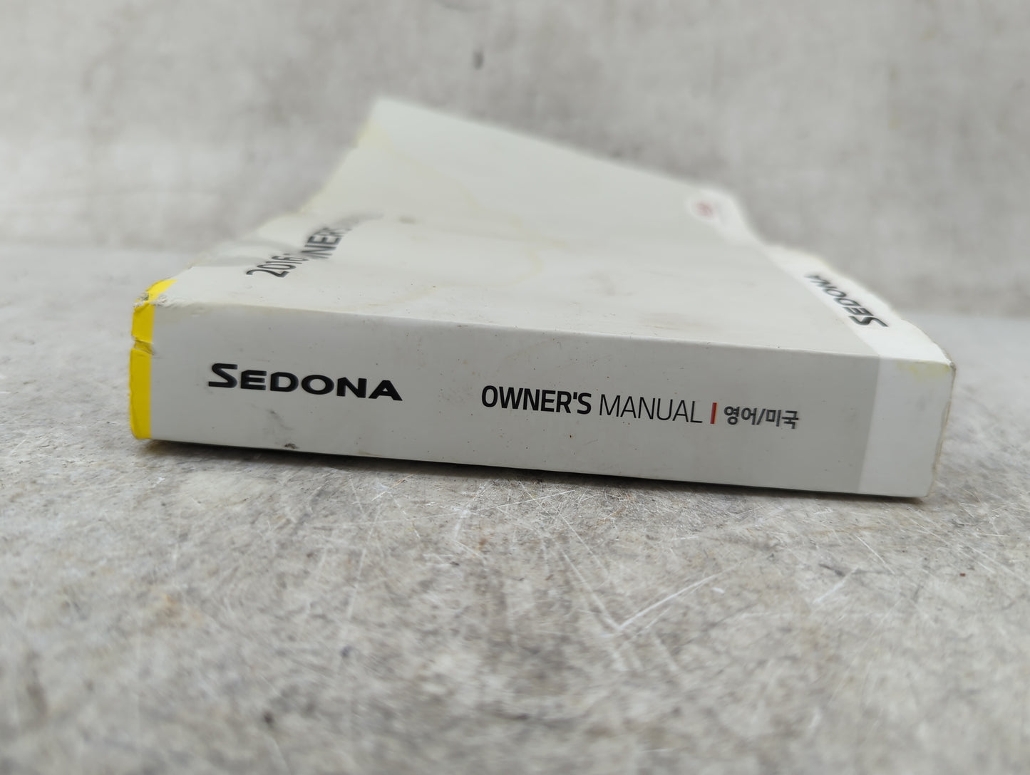 2016 Kia Sedona Owners Manual Book Guide OEM Used Auto Parts - Oemusedautoparts1.com