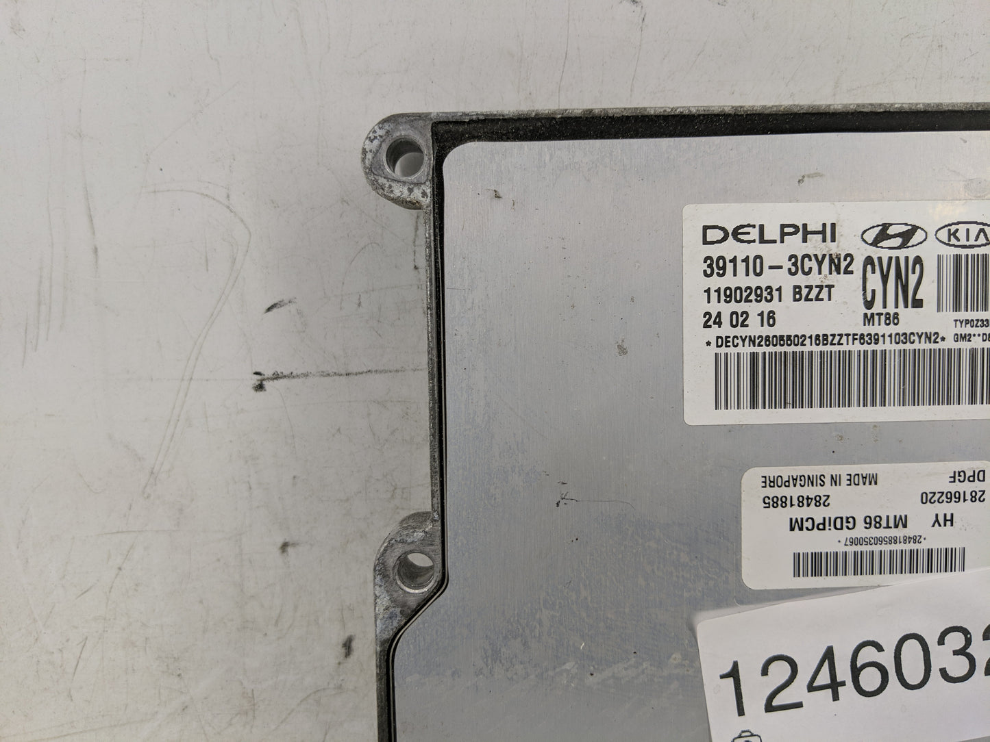 2016-2017 Kia Sedona PCM Engine Control Computer ECU ECM PCU OEM P/N:39110-3CYN2 Fits Fits 2016 2017 OEM Used Auto Parts - O