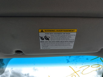 compare product 2015-2020 Kia Sedona Sun Visor Shade Replacement Passenger Right Mirror Fits Fits 2015 2016 2017 2018 2019 2020 OEM Used Auto Parts