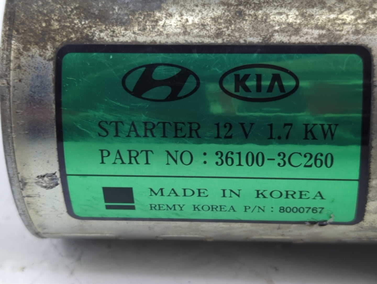 2015-2016 Kia Sedona Car Starter Motor Solenoid OEM P/N:36100-3C260 Fits Fits 2012 2013 2014 2015 2016 OEM Used Auto Parts -