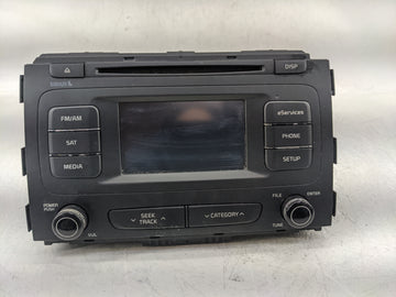 2015-2016 Kia Sedona Radio AM FM Cd Player Receiver Replacement P/N:96160-A9000WAC Fits Fits 2015 2016 OEM Used Auto Parts -