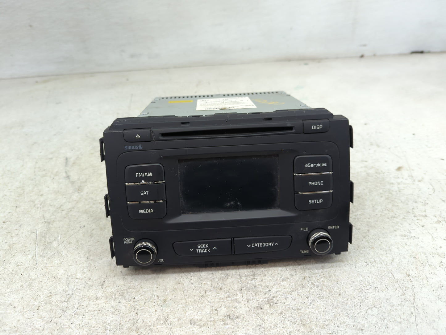 2015-2016 Kia Sedona Radio AM FM Cd Player Receiver Replacement P/N:61014035 96160-A9000WAC Fits Fits 2015 2016 OEM Used Aut