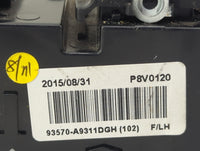 2015-2018 Kia Sedona Master Power Window Switch Replacement Driver Side Left P/N:93570-A9311DGH Fits Fits 2015 2016 2017 201