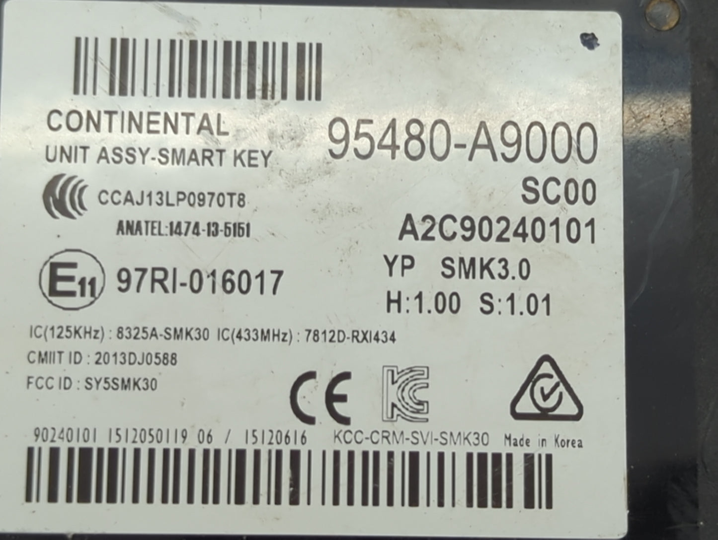2016 Kia Sedona Theft-locking Control Module - Oemusedautoparts1.com