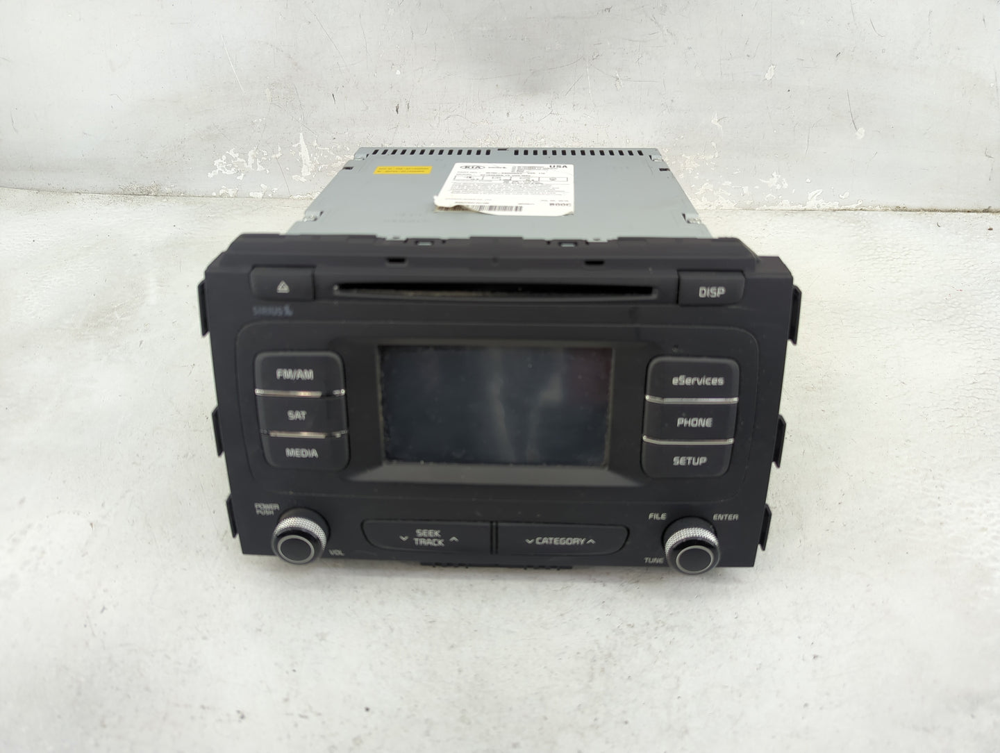2015-2016 Kia Sedona Radio AM FM Cd Player Receiver Replacement P/N:96160-A9000WAC 1U961 S8000 Fits Fits 2015 2016 OEM Used 