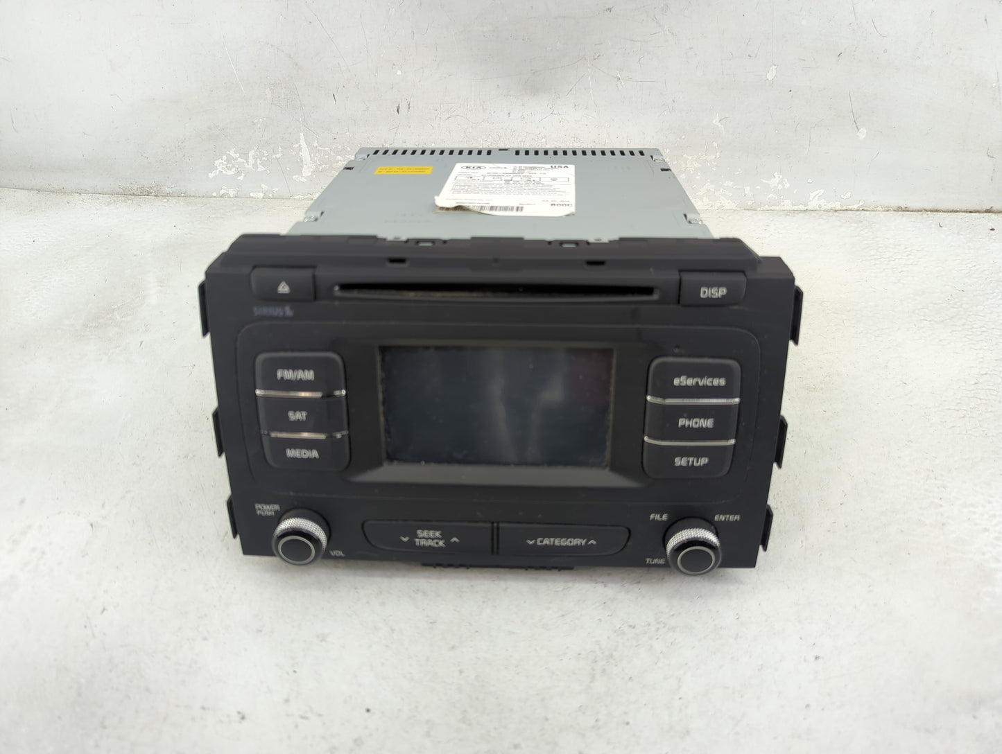 2015-2016 Kia Sedona Radio AM FM Cd Player Receiver Replacement P/N:96160-A9000WAC 1U961 S8000 Fits Fits 2015 2016 OEM Used 