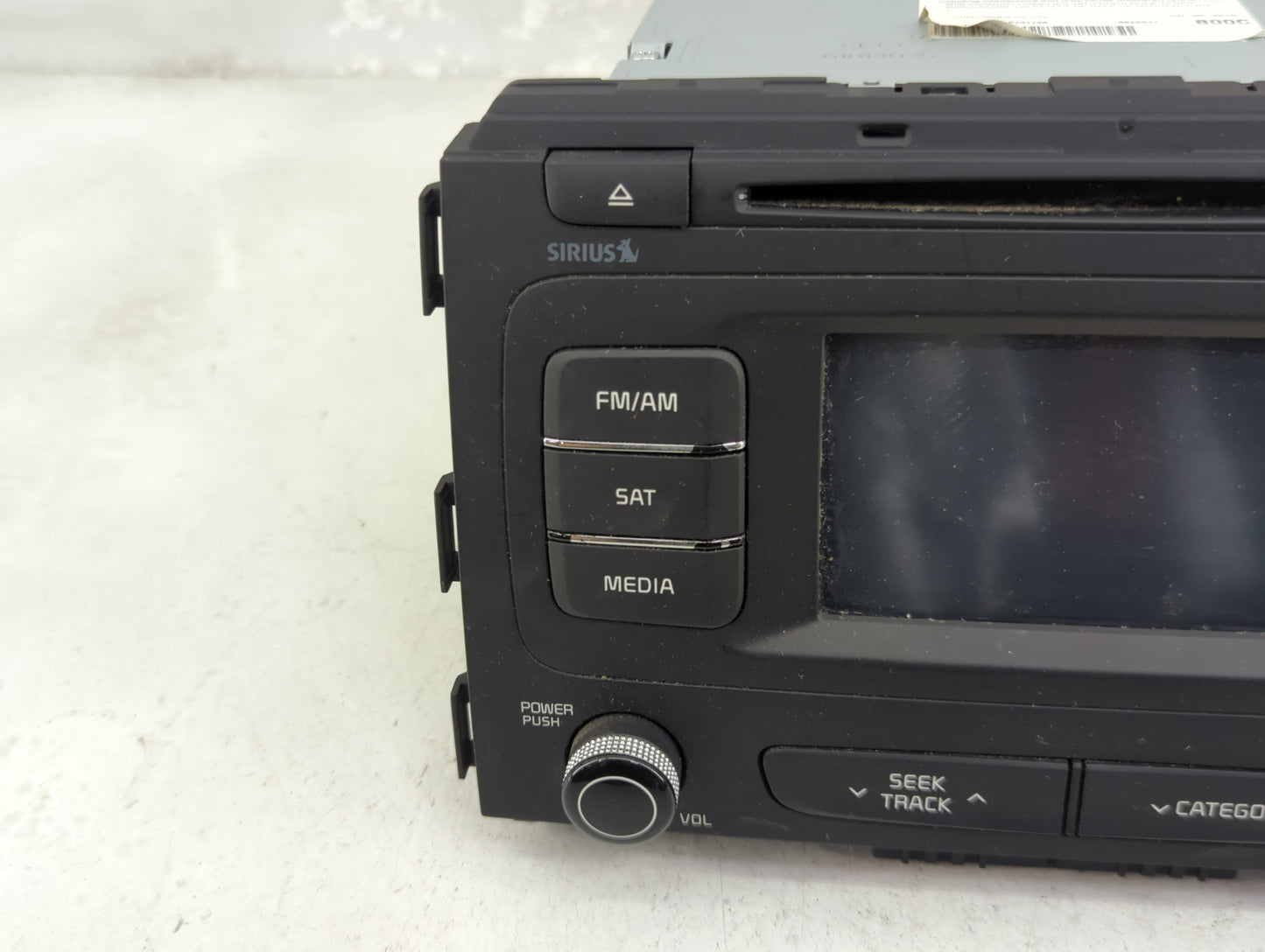 2015-2016 Kia Sedona Radio AM FM Cd Player Receiver Replacement P/N:96160-A9000WAC 1U961 S8000 Fits Fits 2015 2016 OEM Used 