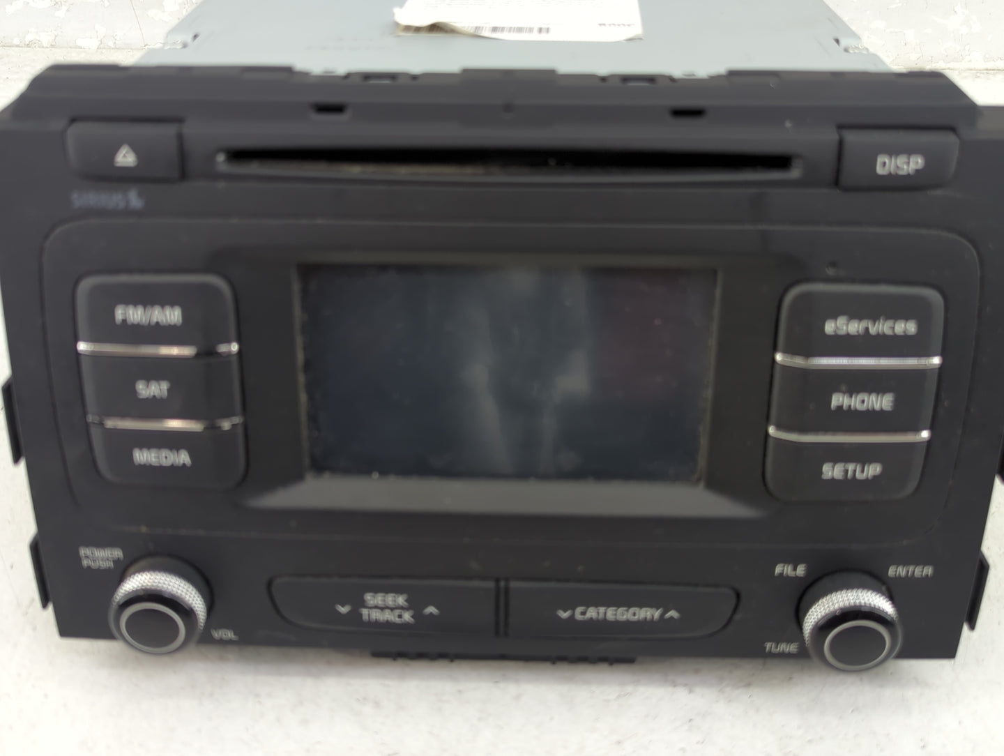 2015-2016 Kia Sedona Radio AM FM Cd Player Receiver Replacement P/N:96160-A9000WAC 1U961 S8000 Fits Fits 2015 2016 OEM Used 