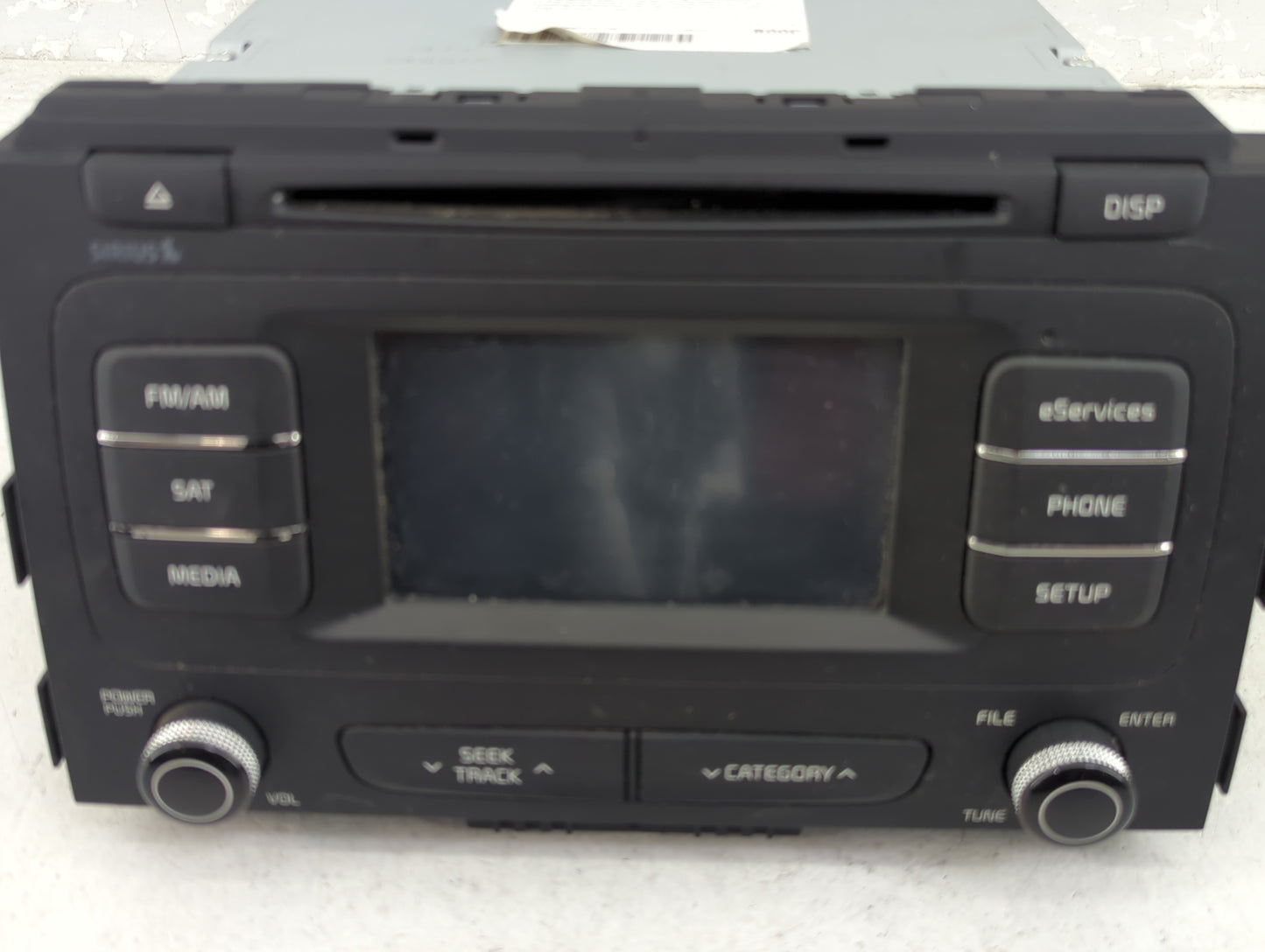 2015-2016 Kia Sedona Radio AM FM Cd Player Receiver Replacement P/N:96160-A9000WAC 1U961 S8000 Fits Fits 2015 2016 OEM Used 