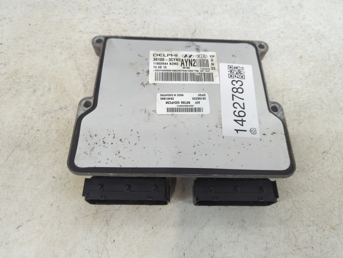 2016 Kia Sedona PCM Engine Control Computer ECU ECM PCU OEM P/N:39100-3CYN2 AYN2 Fits OEM Used Auto Parts - Oemusedautoparts